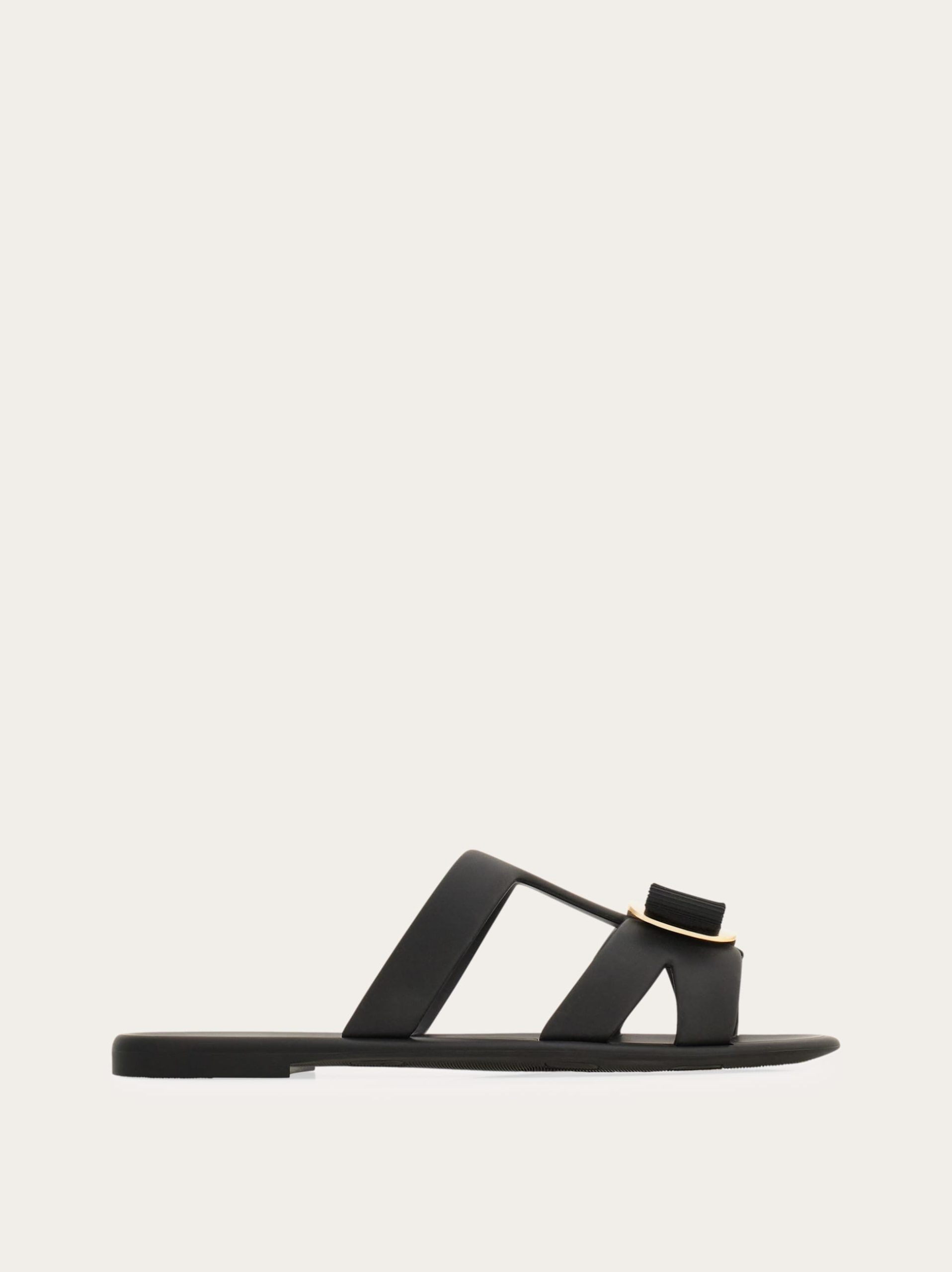 Ferragamo New Vara plate strappy slide - Image 1